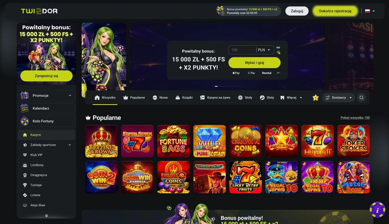 Twindor Casino oficjalna strona